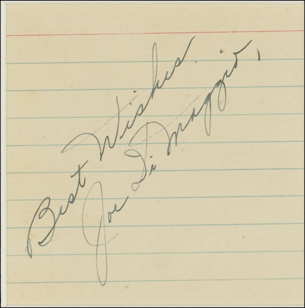 Lot 1235 Joe DiMaggio