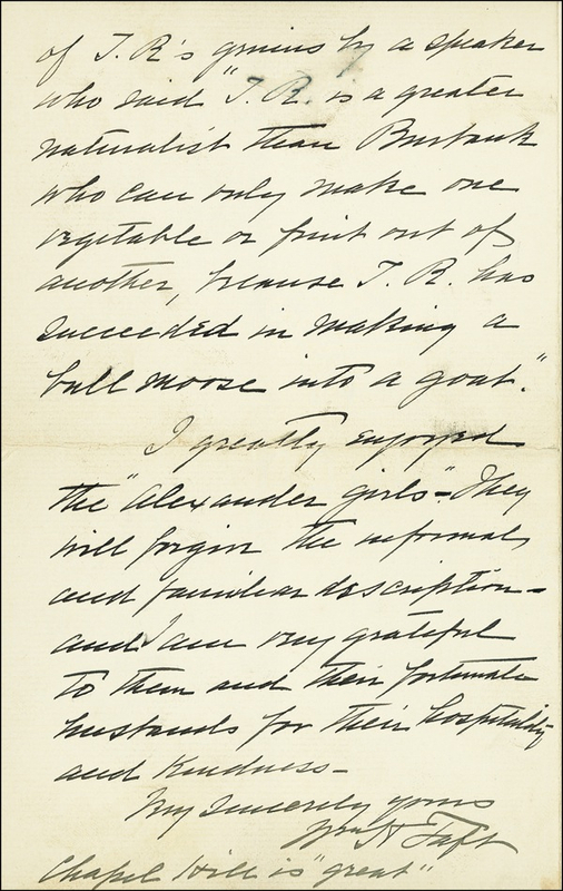 Lot 71 William H. Taft