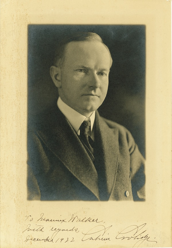 Lot 18 Calvin Coolidge