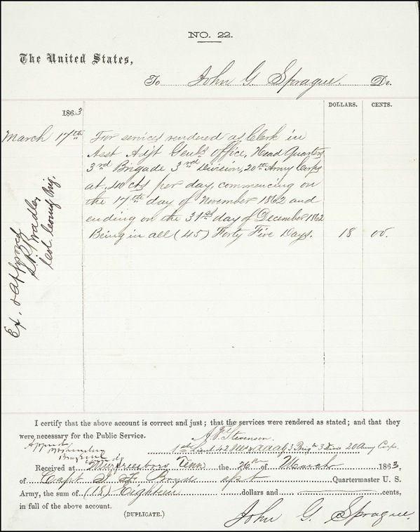 Lot 284 Philip H. Sheridan