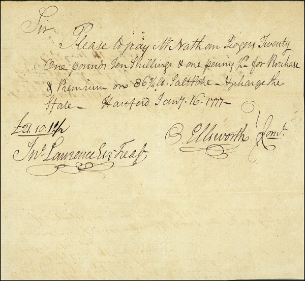 Lot 130 Oliver Ellsworth