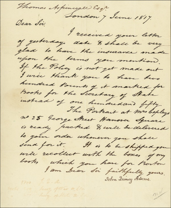Lot 7 John Quincy Adams