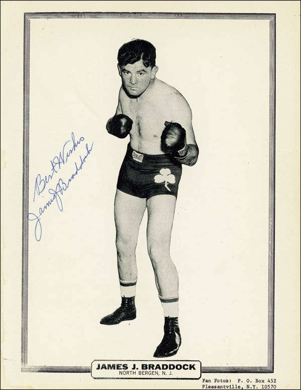 Lot 1178 James J. Braddock
