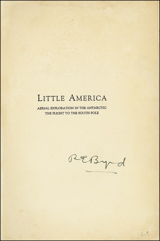 Lot 101 Richard E. Byrd