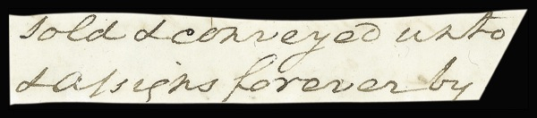 Lot 83 George Washington