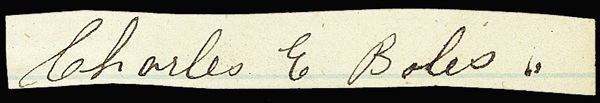 Lot 94 Charles E. Boles