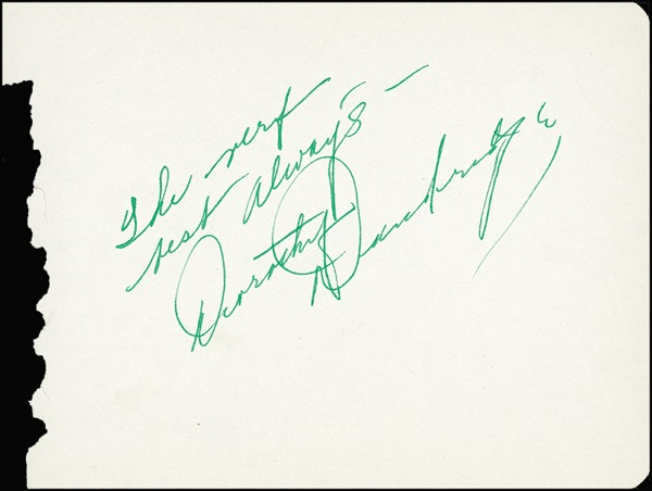 Lot 787 Dorothy Dandridge