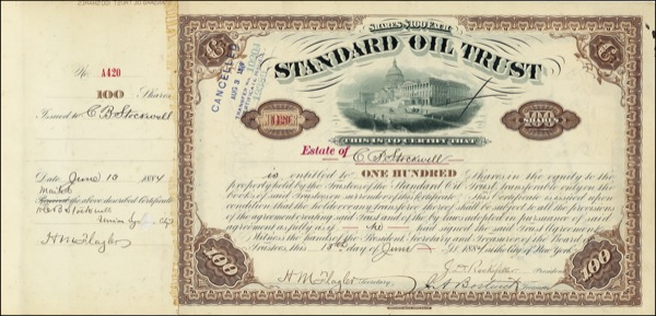 Lot 201 John D. Rockefeller and Henry Flagler