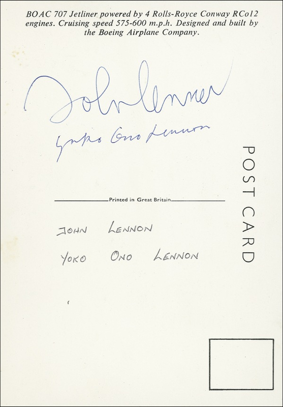 Lot 579 John Lennon and Yoko Ono