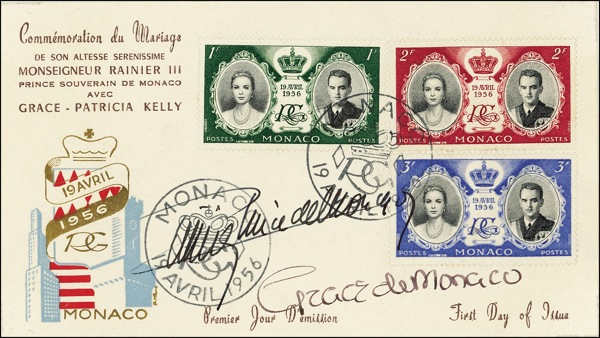Lot 168 Grace Kelly and Prince Rainier