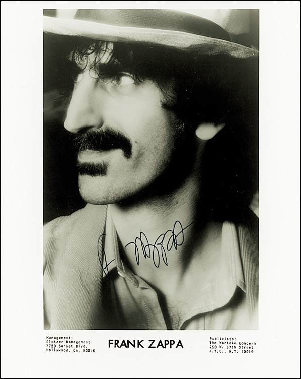 Lot 694 Frank Zappa