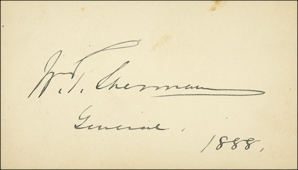 Lot 286 William T. Sherman