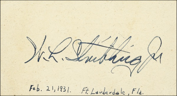 Lot 1490 Young Stribling