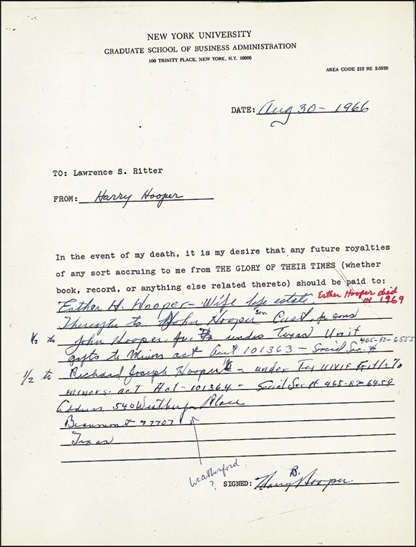 Lot 1302 Harry Hooper