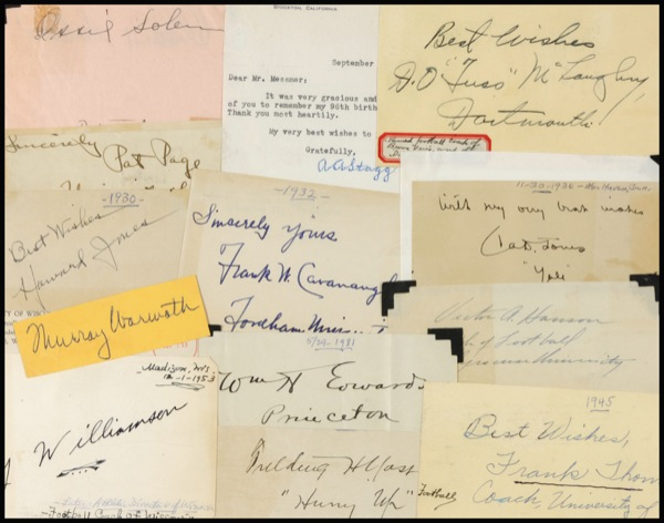 Lot 1254 Football: College Coaches