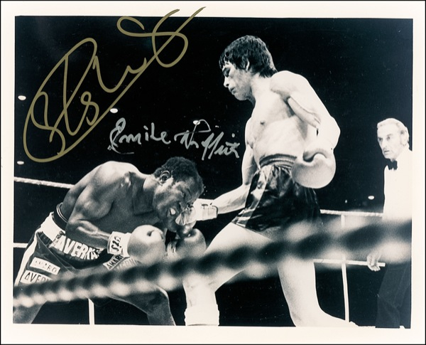 Lot 1374 Carlos Monzon and Emile Griffith