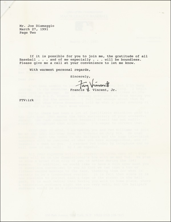 Lot 1504 Fay Vincent