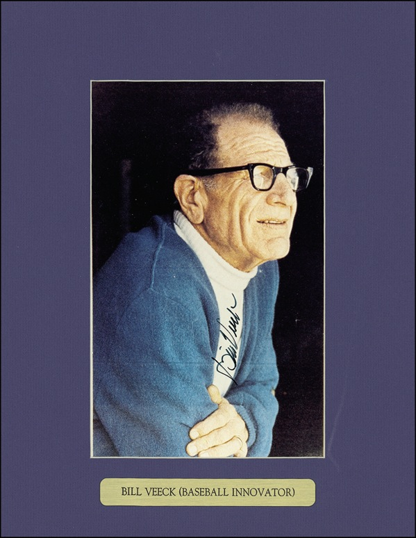 Lot 1503 Bill Veeck