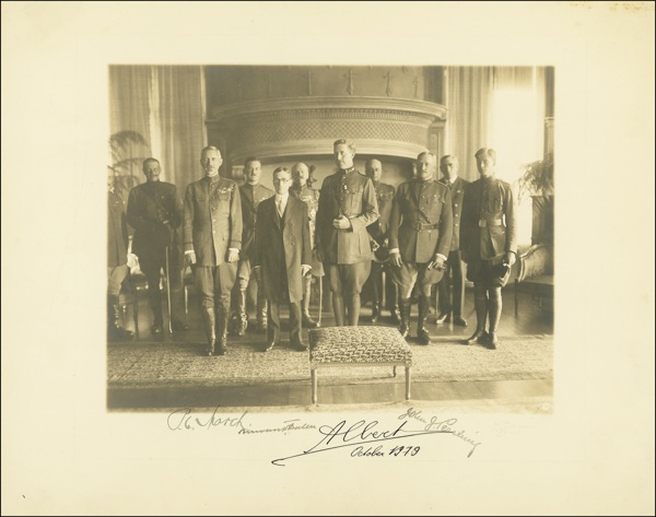 Lot 273 John J. Pershing and Albert of Belgium