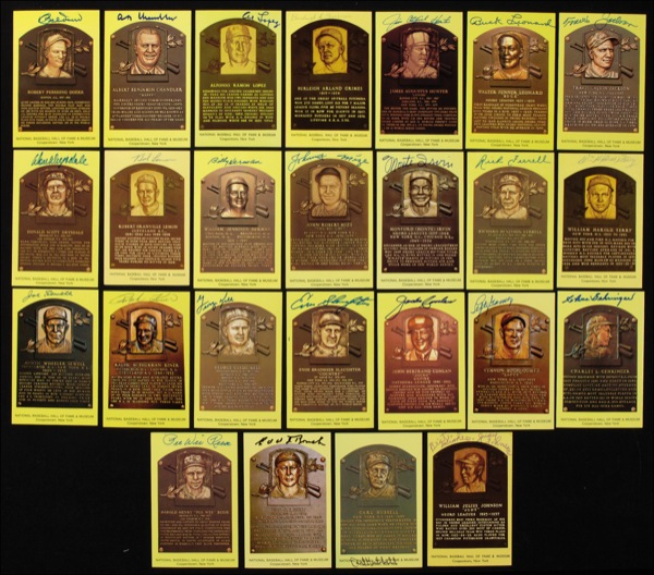 Lot 1131 Baseball Hall of Famers