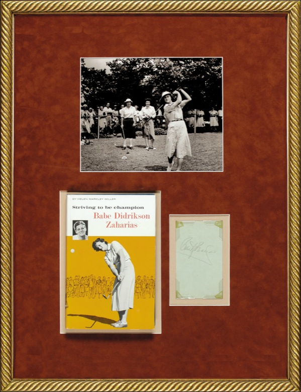 Lot 1229 Babe Didriksen Zaharias