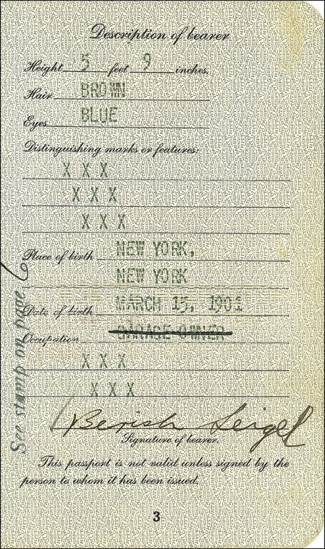 Lot 207 Bugsy Siegel