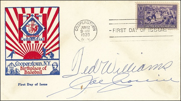 Lot 1514 Ted Williams and Joe Cronin