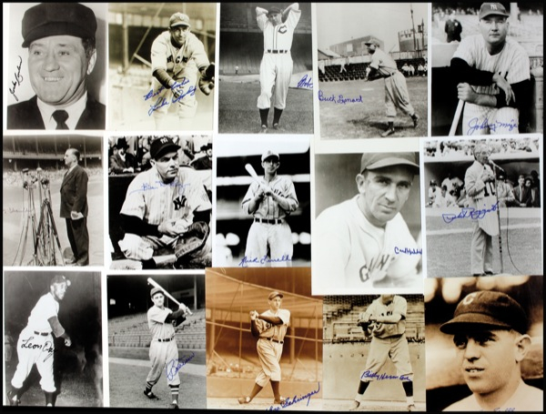 Lot 1133 Baseball Hall of Famers
