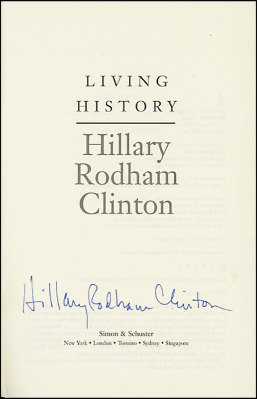 Lot 16 Hillary Clinton