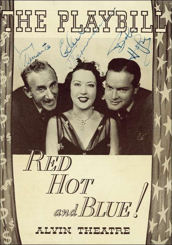 Lot 885 Bob Hope, Jimmy Durante, and Ethel Merman