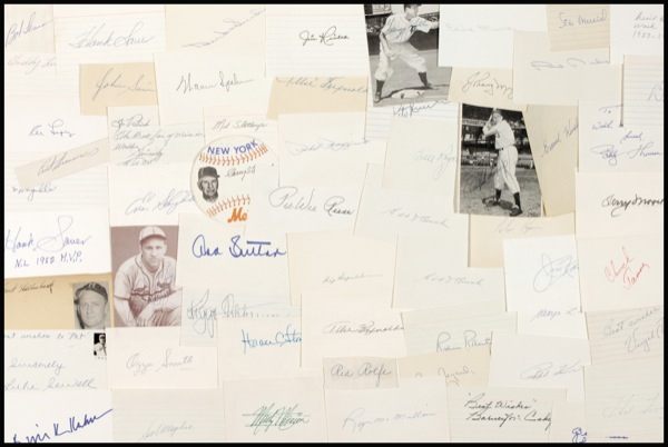 Lot 1139 Baseball Signatures