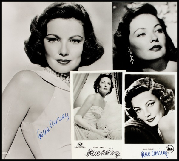 Lot 1068 Gene Tierney