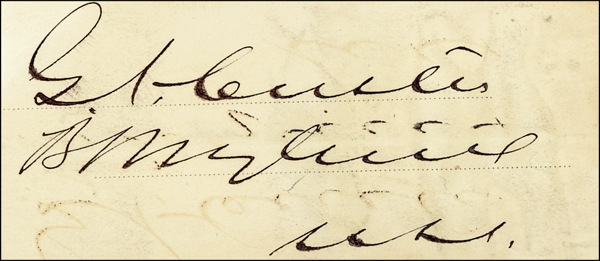 Lot 235 George A. Custer