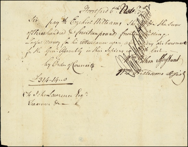 Lot 124 Declaration of Independence: Williams, William