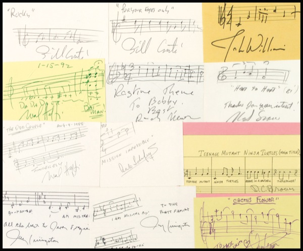 Lot 521 Film and Television Composers