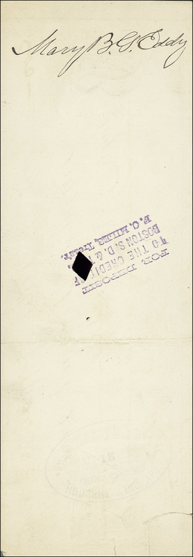 Lot 127 Mary Baker Eddy