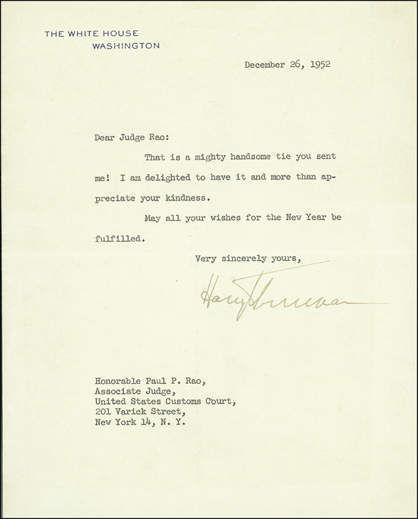 Lot 78 Harry S. Truman