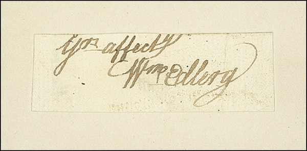 Lot 120 Declaration of Independence: Ellery, William