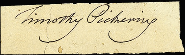 Lot 196 Timothy Pickering