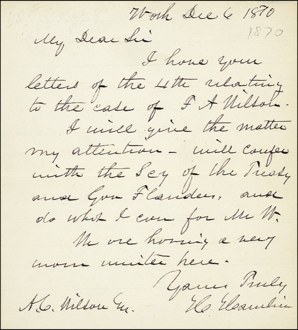 Lot 149 Hannibal Hamlin