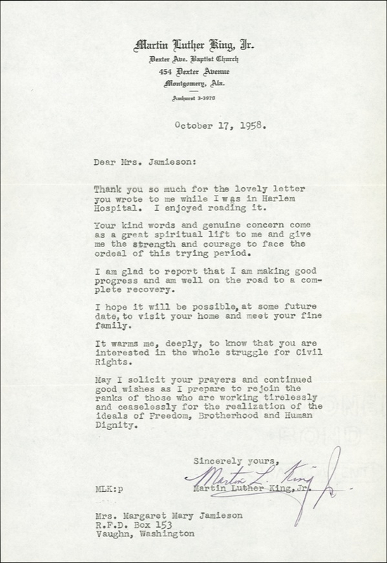 Lot 175 Martin Luther King, Jr