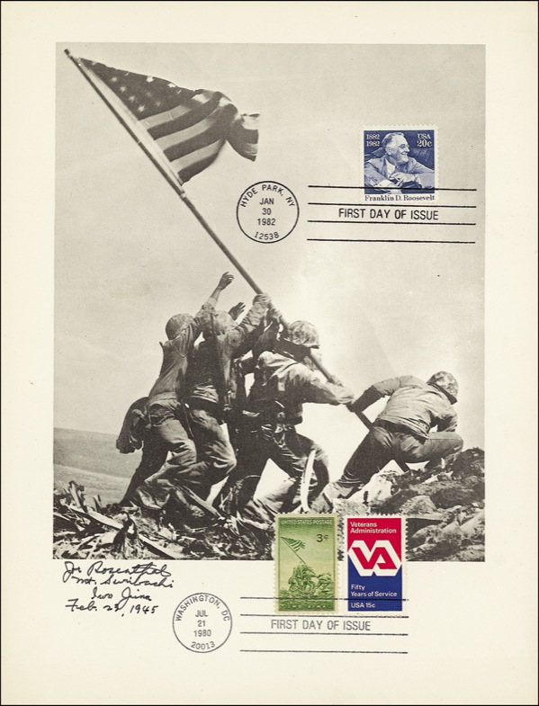 Lot 255 Iwo Jima: Rosenthal and Lindberg