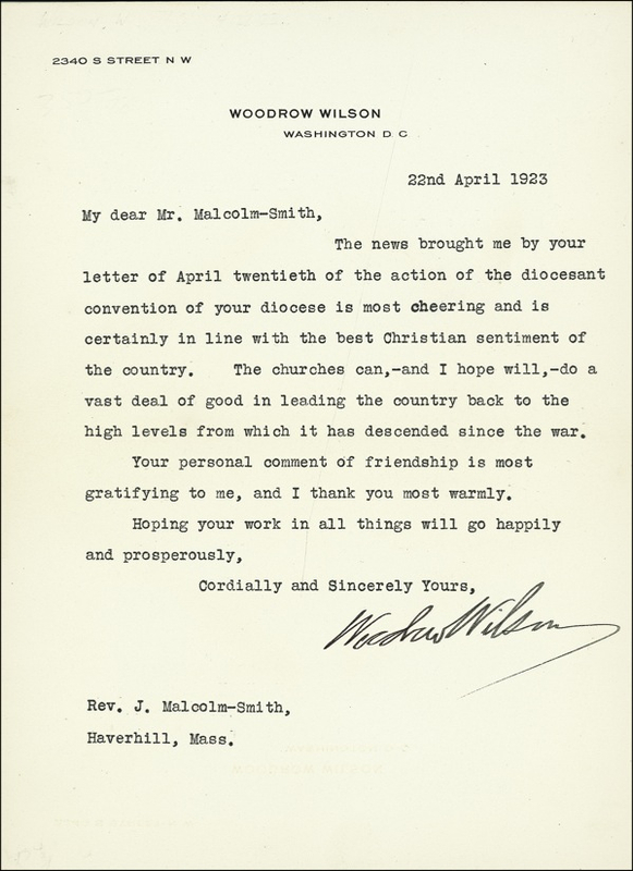 Lot 89 Woodrow Wilson