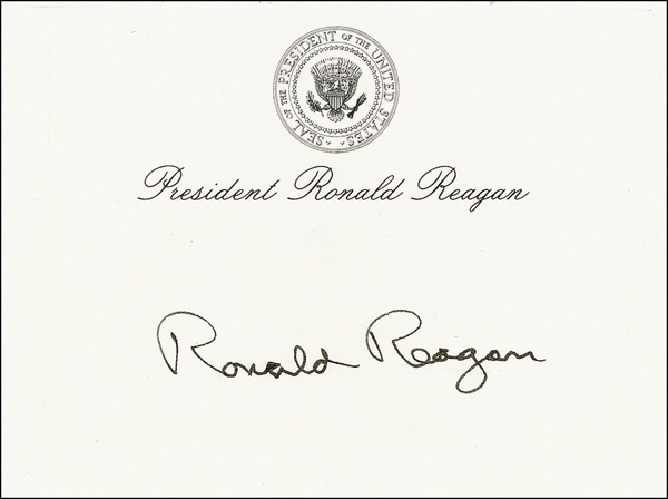 Lot 62 Ronald Reagan