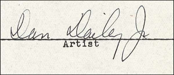 Lot 759 Celebrity Contracts