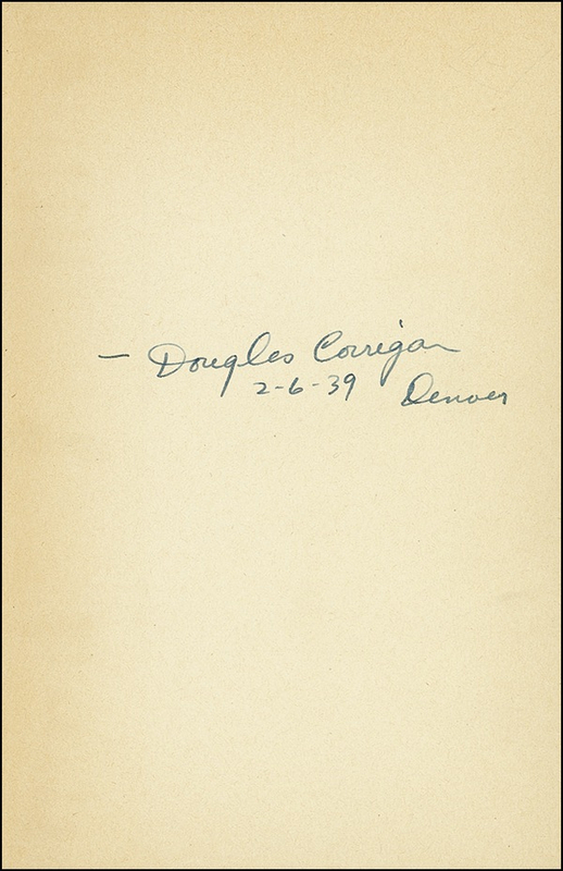 Lot 317 Douglas ?Wrong Way? Corrigan