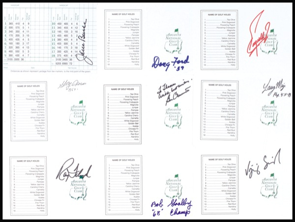 Lot 1286 Golf: Masters Champions