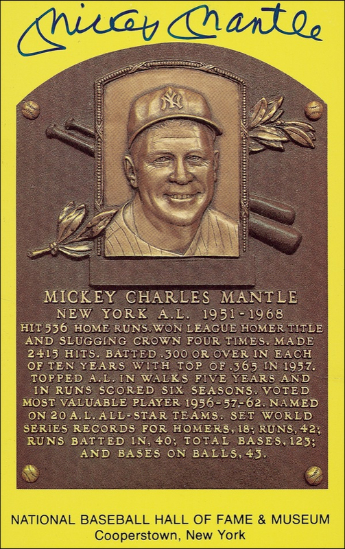 Lot 1357 Mickey Mantle