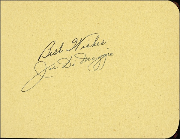 Lot 1238 Joe DiMaggio