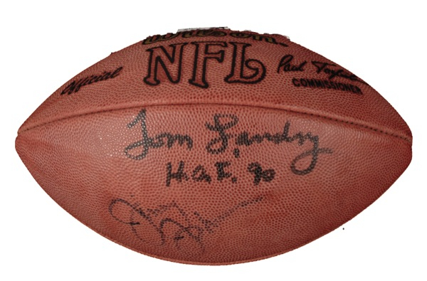 Lot 1336 Tom Landry and Jimmy Johnson